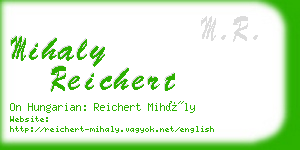 mihaly reichert business card